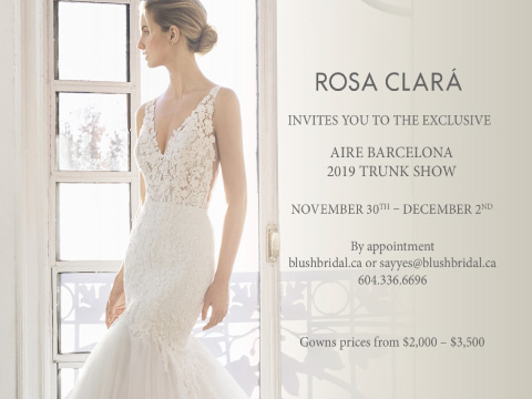 AIRE BARCELONA | Trunk Show | Spring 2019, Vancouver