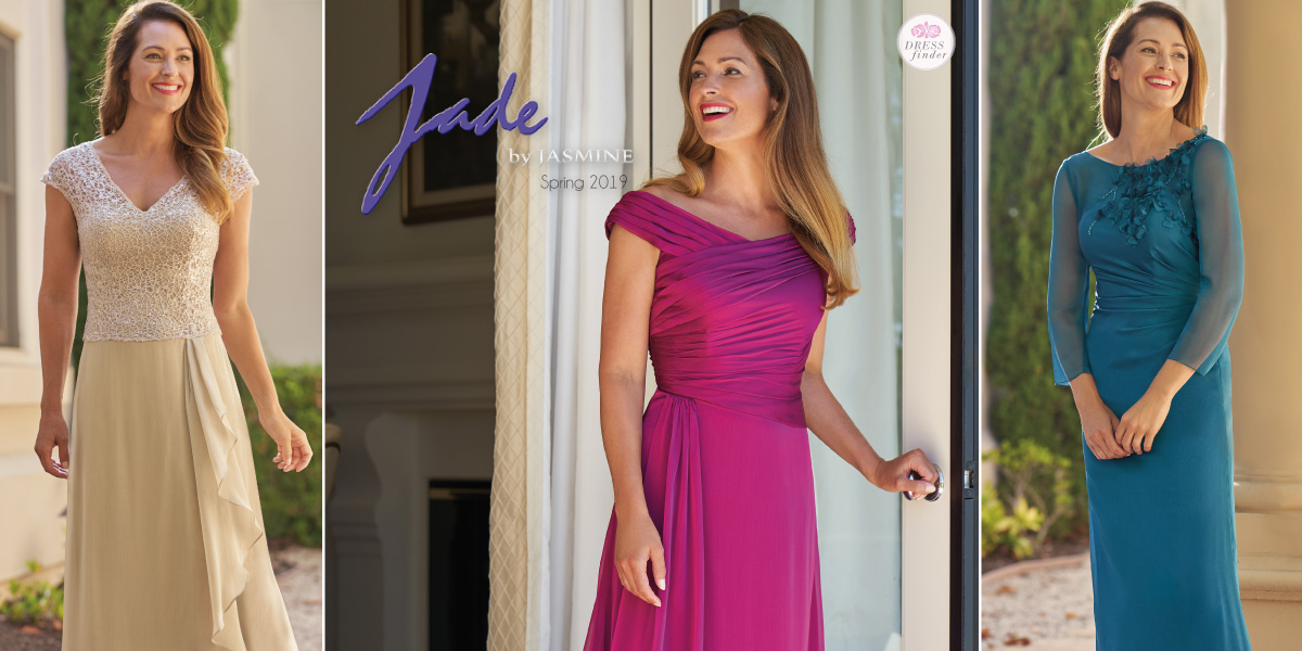 jade mother of the bride dresses