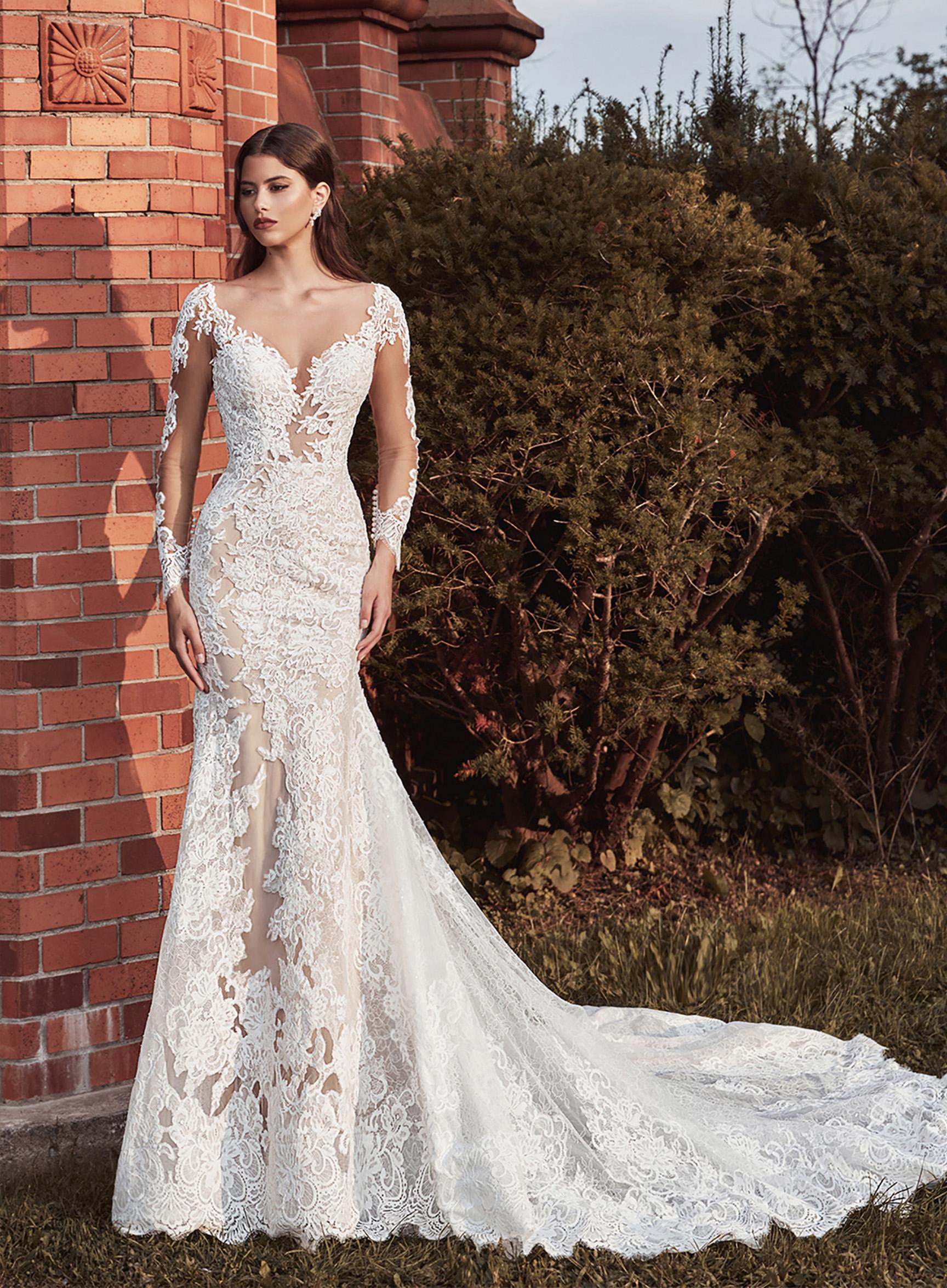 White and hotsell coral wedding dress