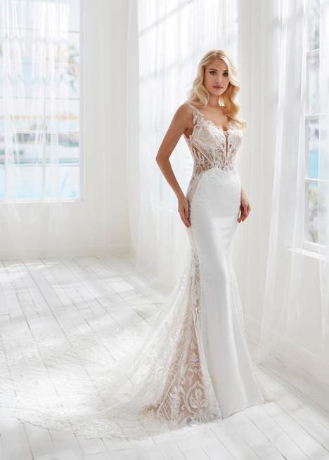 randy fenoli bridal blue dress