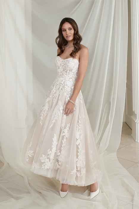 Justin alexander on sale pink wedding dress
