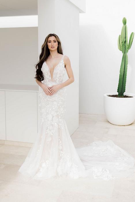 Orabelle flared lace dress cheap