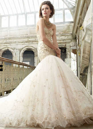 Wedding Dresses By Lazaro Prices Under 7 000 The Dressfinder