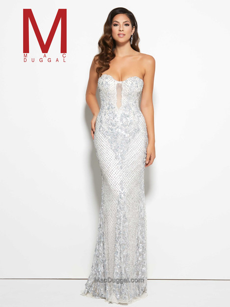 white diamond prom dress