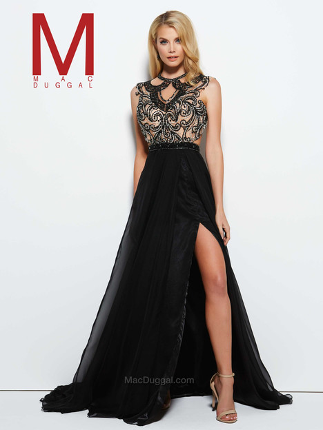 65548M black nude by Mac Duggal Prom Retailers in Canada