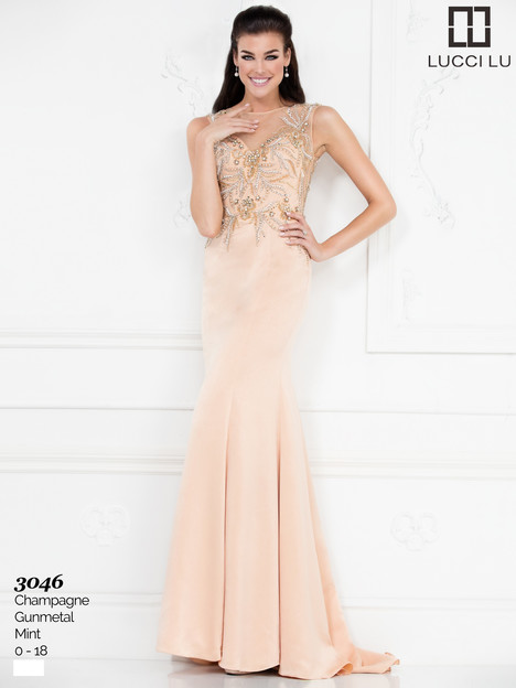 sachin and babi light blue dress Champagne Sequined Thigh-high Slit Off-the-shoulder Prom Dress main image 1