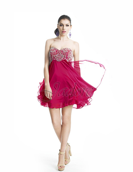 J5014 (hot pink) Prom Dress by Jadore Evening | The Dressfinder (Canada)