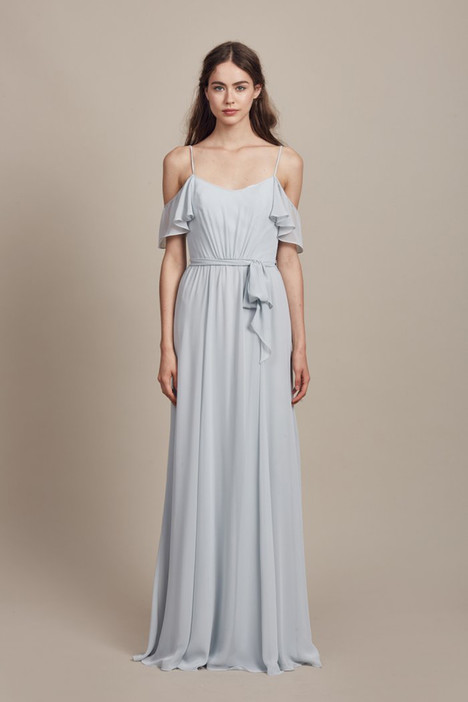 amsale fawn bridesmaid dress Amsale Fawn Chiffon Halter Formal Gown main image 1
