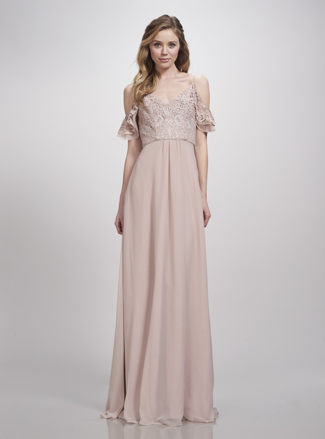 theia bridesmaid dresses Helen Tie Neck Cocktail Dress 4 / Gold Nectar main image 0
