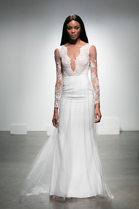 Slim A Line Wedding Dresses by Rime Arodaky Bridal The Dressfinder