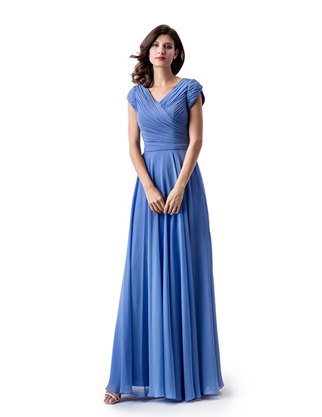 TM1824 Prom Dress by Venus Modest Maids | The Dressfinder (the US & Canada)